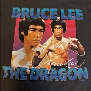 Bruce Lee The Dragon Martial Arts Graphic T Mens 3X Kung Fu